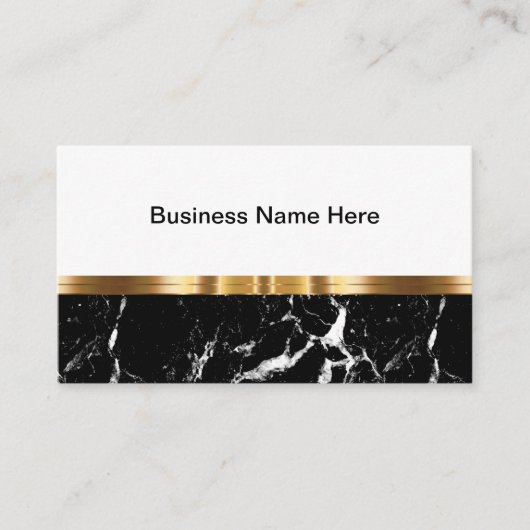 Aangepaste Visitekaartjes voor Classy Business Pro (Voorkant)