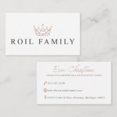 Aangepaste Visitekaartjes voor de railfamilie (Voorkant / Achterkant)