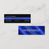 Aangepaste Visitekaartjes voor dun blauw lijngebru (Voorkant / Achterkant)