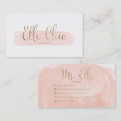 Aangepaste Visitekaartjes voor Elle Chic (Voorkant / Achterkant)