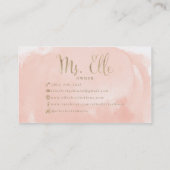 Aangepaste Visitekaartjes voor Elle Chic (Achterkant)