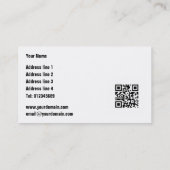 Aangepaste Visitekaartjes voor fotogalerie (Achterkant)