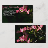 Aangepaste Visitekaartjes voor fotografie (Voorkant / Achterkant)