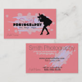 Aangepaste Visitekaartjes voor fotografie (Voorkant / Achterkant)