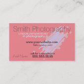 Aangepaste Visitekaartjes voor fotografie (Achterkant)