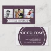 Aangepaste Visitekaartjes voor fotografie | Fotogr (Voorkant / Achterkant)