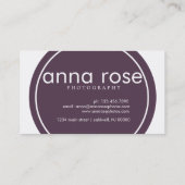 Aangepaste Visitekaartjes voor fotografie | Fotogr (Achterkant)