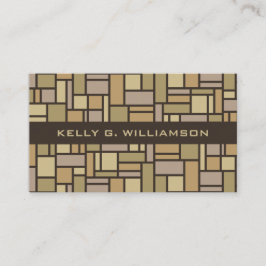 Aangepaste visitekaartjes voor geometrische patron