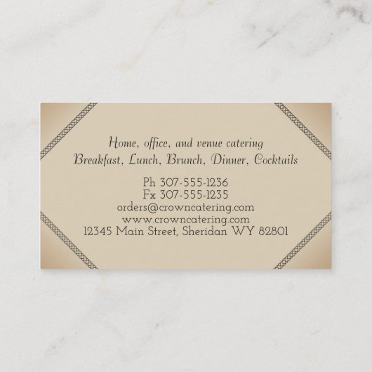 Aangepaste visitekaartjes voor het inpakken van ge (Achterkant)