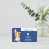 Aangepaste Visitekaartjes voor het lopen van honde (Staand voorkant)