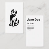 Aangepaste Visitekaartjes voor het plaatsen van ho (Voorkant / Achterkant)