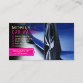 Aangepaste Visitekaartjes voor het wassen van mobi (Voorkant)