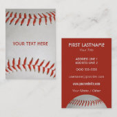 Aangepaste visitekaartjes voor honkbal (Voorkant / Achterkant)