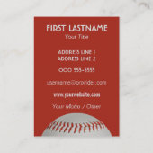 Aangepaste visitekaartjes voor honkbal (Achterkant)