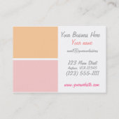 Aangepaste visitekaartjes voor koekjes (Achterkant)