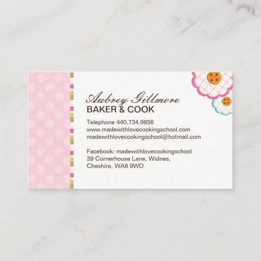 Aangepaste Visitekaartjes voor ontwerp (Achterkant)