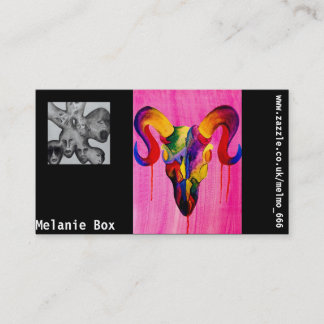 Aangepaste visitekaartjes voor rackschedel en spoo