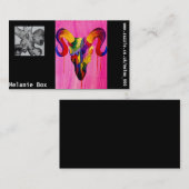 Aangepaste visitekaartjes voor rackschedel en spoo (Voorkant / Achterkant)