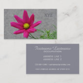 Aangepaste visitekaartjes voor roze ventilator (Voorkant / Achterkant)