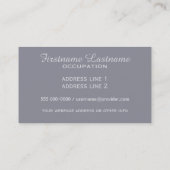 Aangepaste visitekaartjes voor roze ventilator (Achterkant)