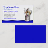 Aangepaste Visitekaartjes voor schilders (Voorkant / Achterkant)