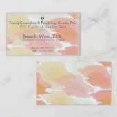 Aangepaste Visitekaartjes voor schoolpsycholoog (Voorkant / Achterkant)