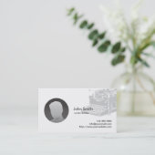 Aangepaste Visitekaartjes voor schrijfmachines voo (Staand voorkant)