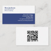 Aangepaste Visitekaartjes voor studenten (Voorkant / Achterkant)