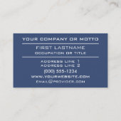 Aangepaste visitekaartjes voor tapepatroon (Achterkant)