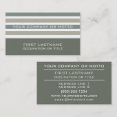 Aangepaste visitekaartjes voor tapepatroon (Voorkant / Achterkant)