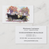Aangepaste visitekaartjes voor vintage-auto's (Voorkant / Achterkant)