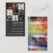 Aangepaste Visitekaartjes voor vredesgebarenteken (Voorkant / Achterkant)