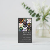 Aangepaste Visitekaartjes voor vredesgebarenteken (Staand voorkant)