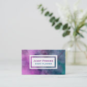 aangepaste visitekaartjes voor waterverf van gebeu (Staand voorkant)