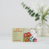 Aangepaste Visitekaartjes voor wiet-/postetwinkels (Staand voorkant)