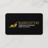 Aangepaste Visitekaartjes voor zwarte en goudmaste (Voorkant)