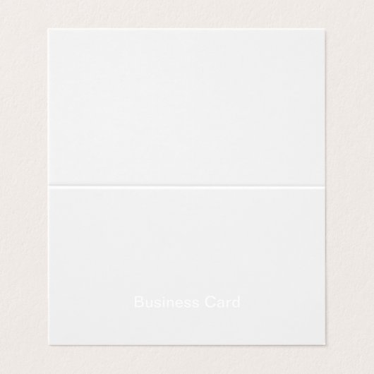 Aangepaste Visitekaartjes | Vouwen, Logo & Luxe (Buitenkant ongevouwen)