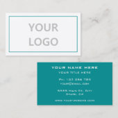 Aangepaste visitekaartsjabloon voor uw eigen ontwe visitekaartje (Voorkant / Achterkant)