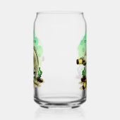Aangepaste visnaam drink blikvorm glas (Links)