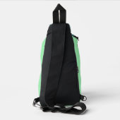 Aangepaste visnaam drink sling bag (Achterkant)
