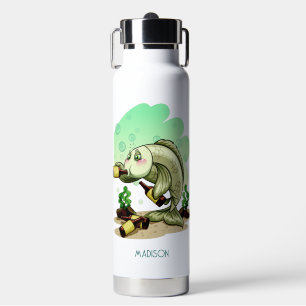 Aangepaste visnaam drink waterfles