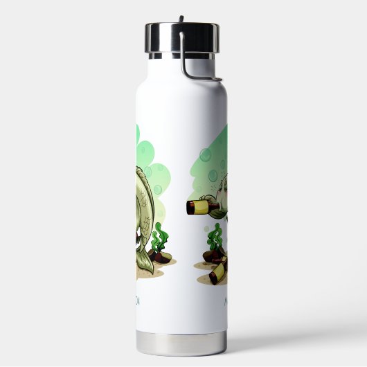 Aangepaste visnaam drink waterfles (Links)