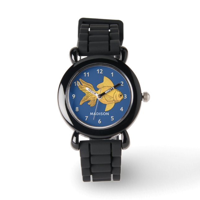 Aangepaste visnaamhorloges bevestigen horloge (Voorkant)