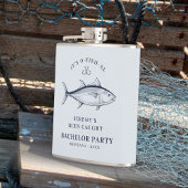 Aangepaste visreis voor de bruidegom voor vrijgeze heupfles