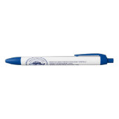 Aangepaste visser blauwe baars inkt pen (Bovenkant)