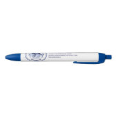 Aangepaste visser blauwe baars inkt pen (Bodem)