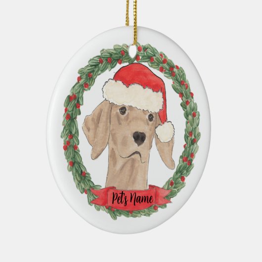 Aangepaste viszla keramisch ornament (Rechts)