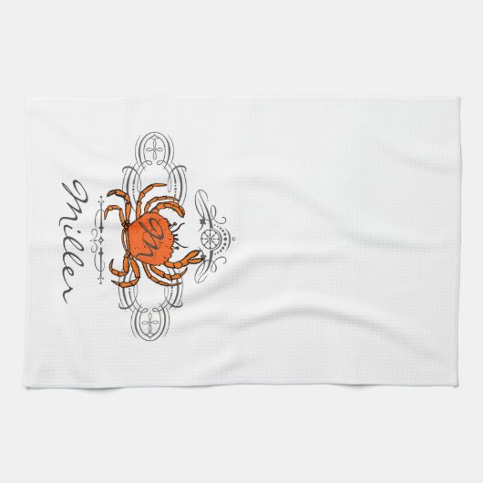 Aangepaste Vlaamse Oranje keukenhanddoek (Horizontaal)