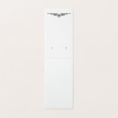 Aangepaste Vlaamse tapelast voor tapekaarten Visitekaartje (Buitenkant ongevouwen)