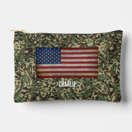 Aangepaste vlag camouflage groen gepersonaliseerde etui